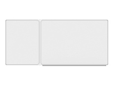 Двухэлементная магнитная доска для маркера 225х100 см ДО-22б