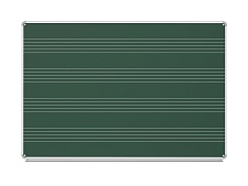 Разлинованная доска "Нотный стан" меловая магнитная 150x100 см ДР(з)-12н