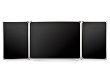Доска меловая магнитная черная 200х75 см ДЧ 3.31