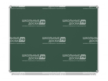 Одноэлементная магнитная меловая доска 100х75 см ДО-11з
