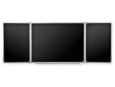 Доска меловая магнитная черная 300х100 см ДЧ 3.32
