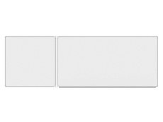Двухэлементная магнитная доска для маркера 300х100 см ДО-25б