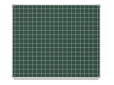 Разлинованная доска "Клетка" меловая магнитная 120х100 см ДР(з)-16к
