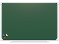 Одноэлементная магнитная меловая доска 90х60 см ДЗ 1.08