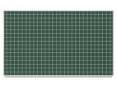 Разлинованная доска "Клетка" меловая магнитная 170х100 см ДР(з)-14к