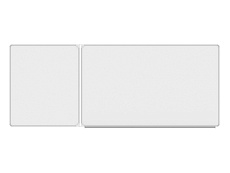Двухэлементная магнитная доска для маркера 255х100 см ДО-24б