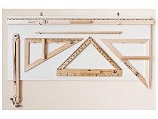 Набор линеек чертежный для доски классной С172